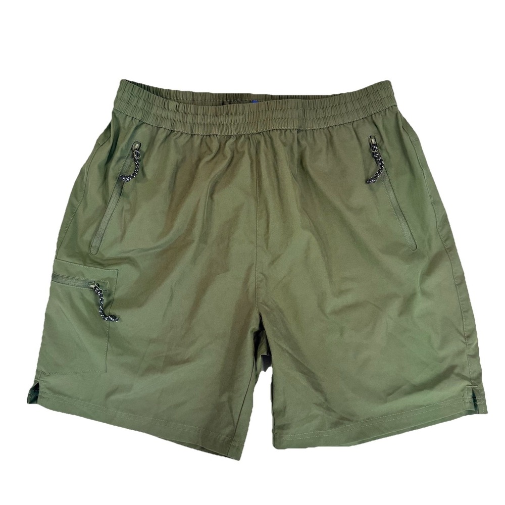Men's Athletic Shorts - Olive Green